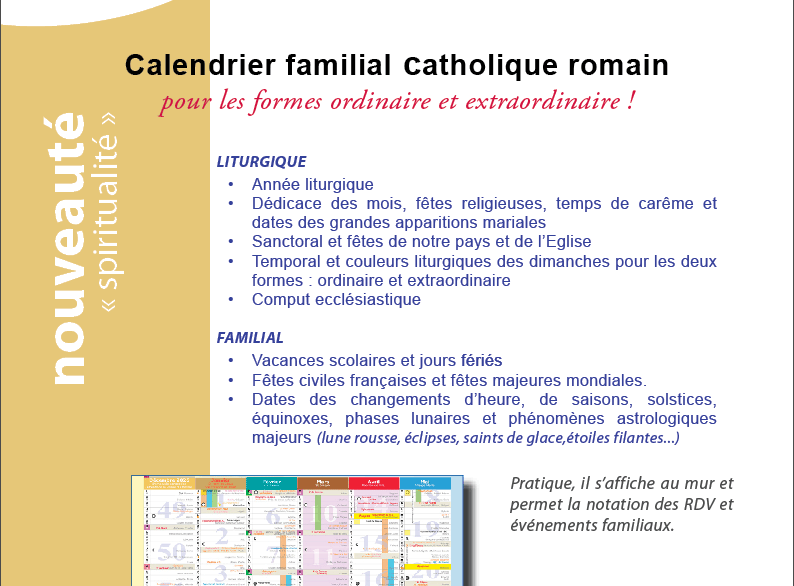 Petit Calendrier 2027