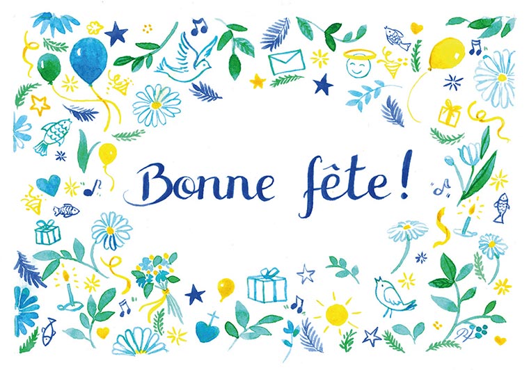 Carte Postale Bonne Fête
