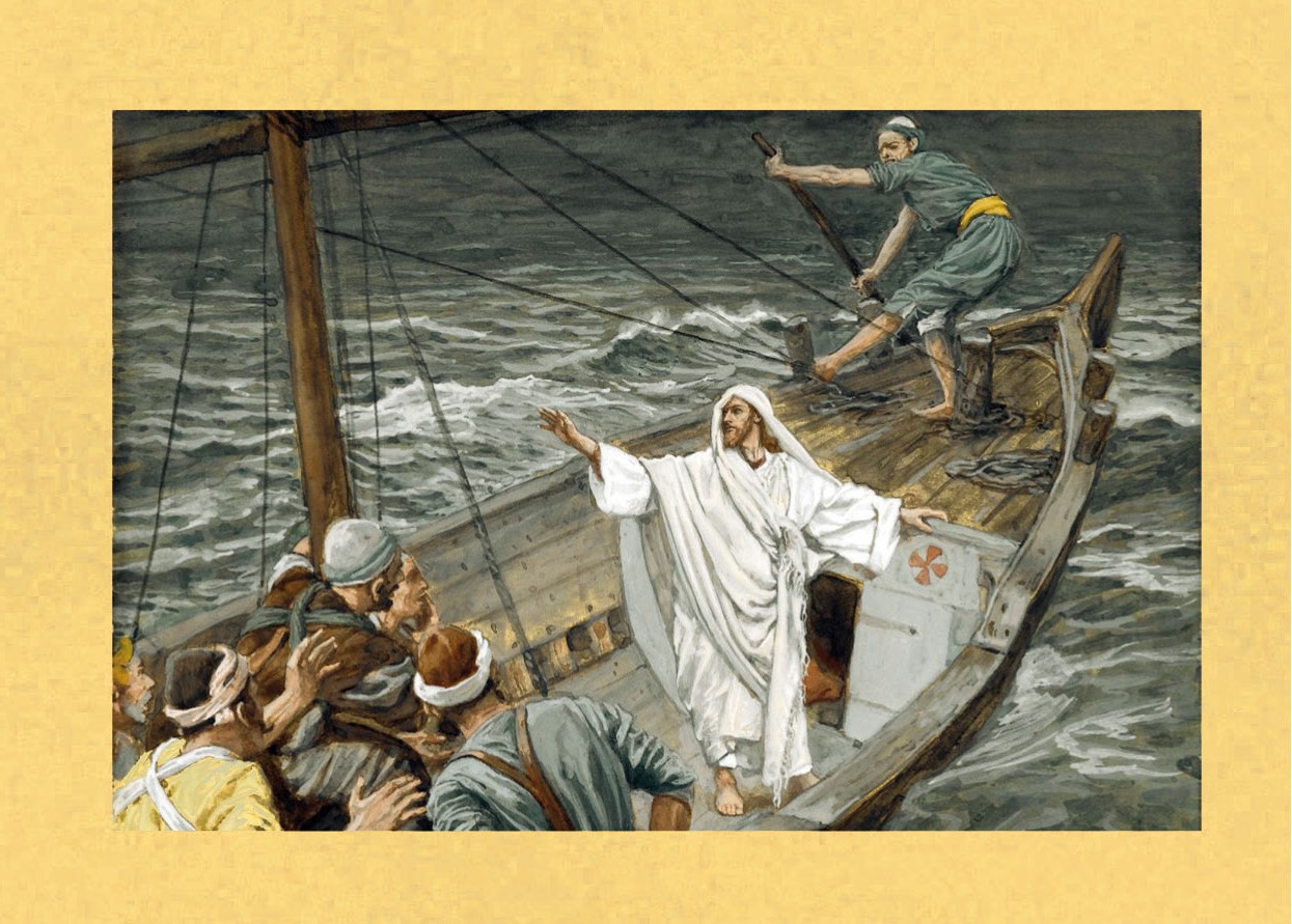 Jésus dans la tempête de Tissot