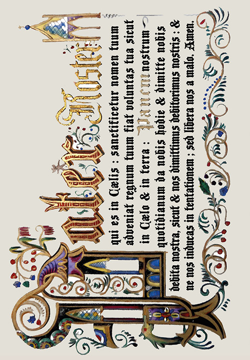 Image souple Pater Noster