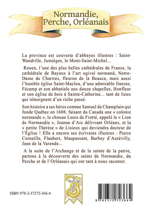  

 Saints de Normandie, 
du Perche et 
de l’Orléanais 